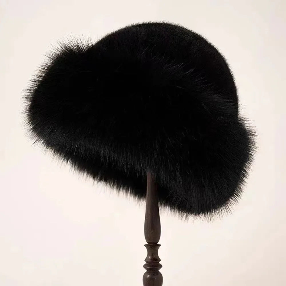 Warm Plush Winter Outdoor Bucket Hat