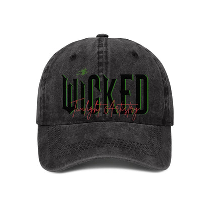 Wicked Alphabet Twill Baseball Cap