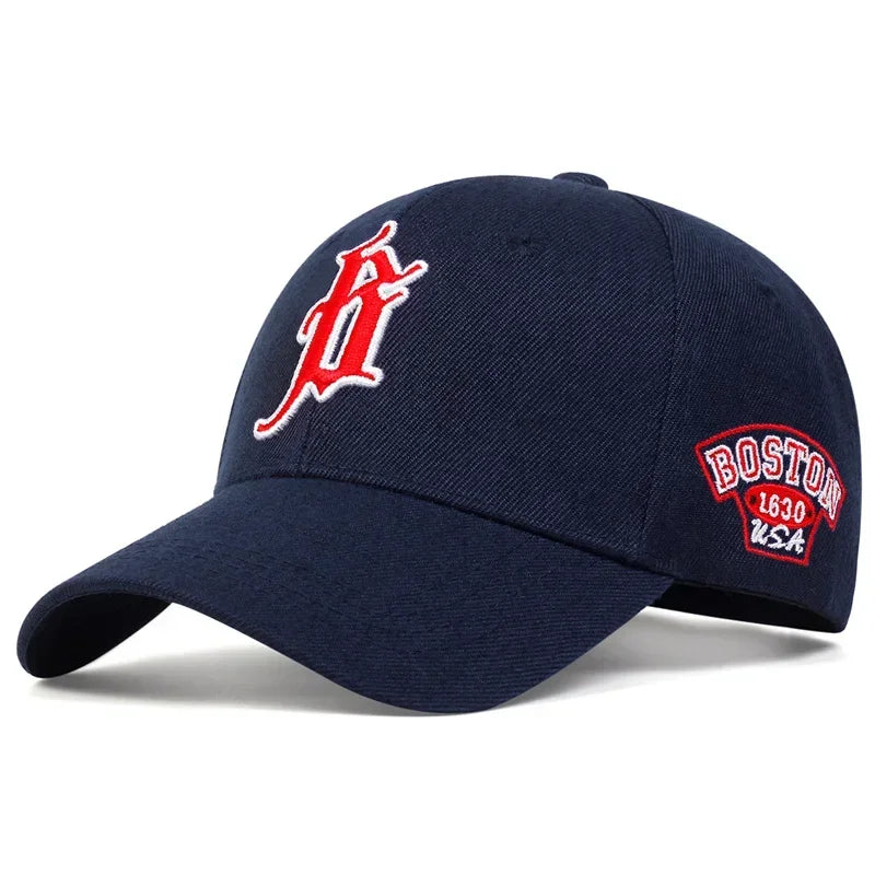 Unisex Letter B Embroidered Baseball Cap