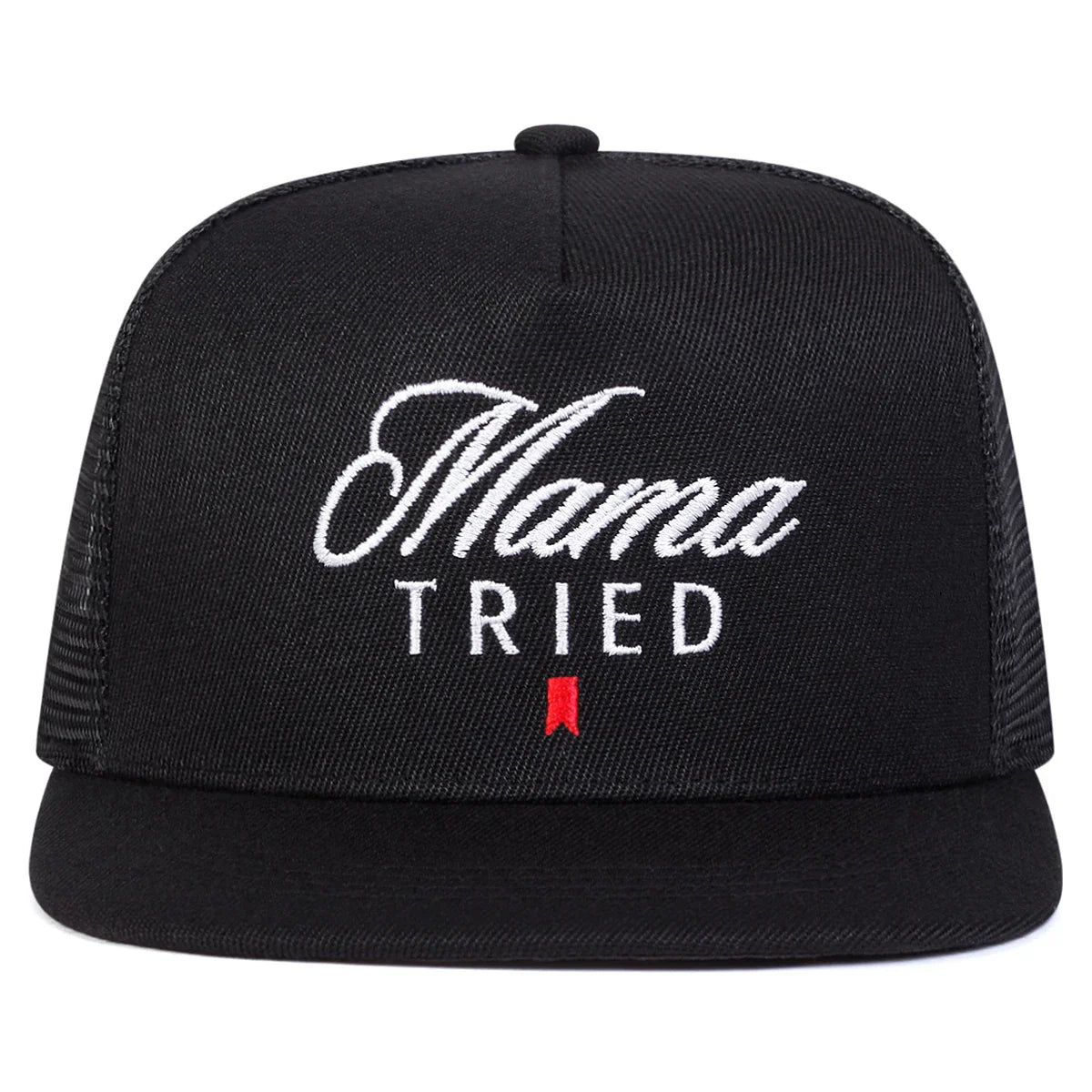 Unisex Mama TRIED Embroidery Hip-hop Net Hats