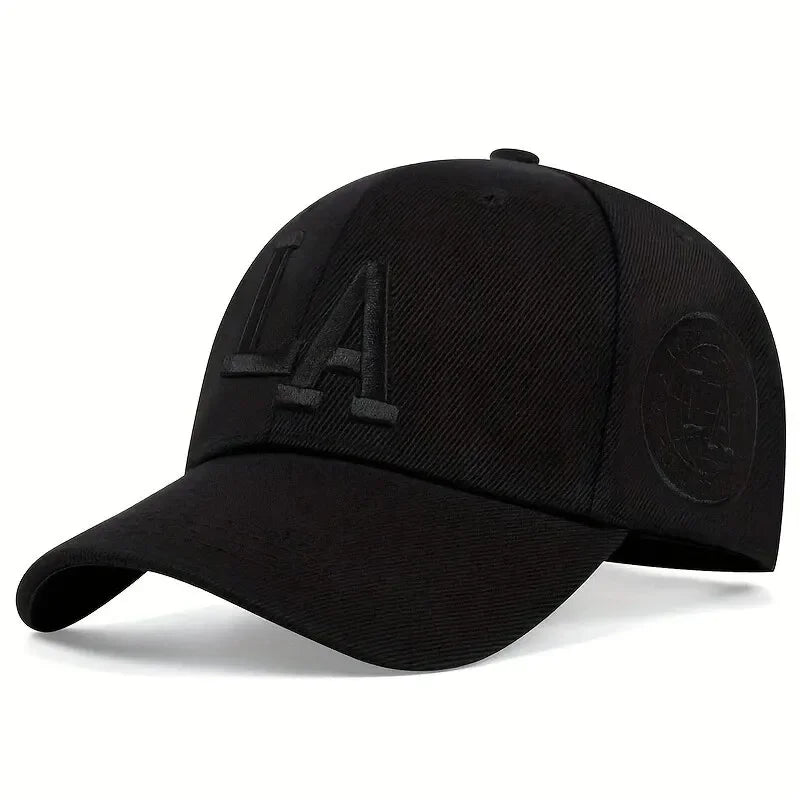 Unisex La Letter Embroidery Baseball Caps Spring