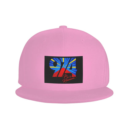 Reunion Island 974 Flag National Pride Snapback Cap