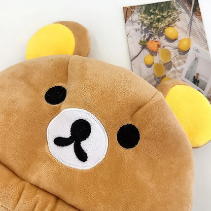 Cute Brown Bear Winter Fisherman Bucket Hat