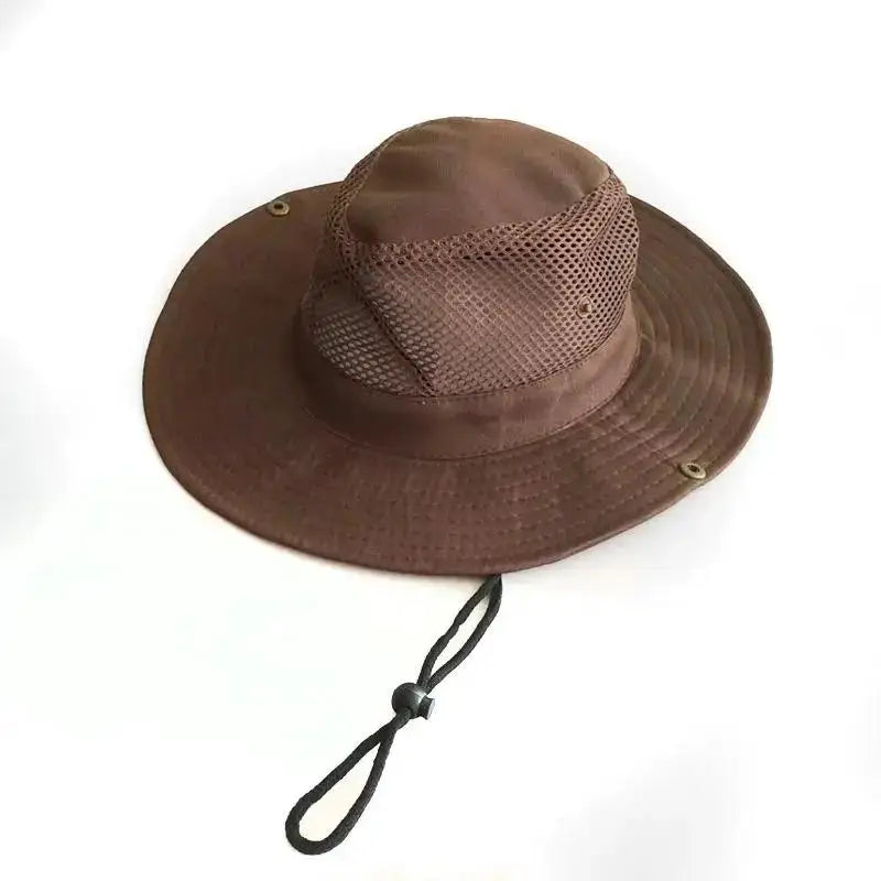 Wide Brim Straw Beach Sun Hat Men