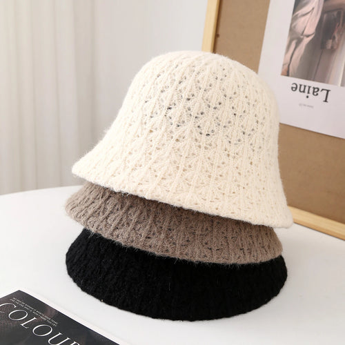 Women’s Vintage Foldable Felt Wide Brim Bucket Hat