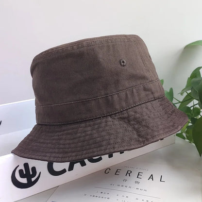 Plus Size Cotton Korean Fisherman Bucket Hat