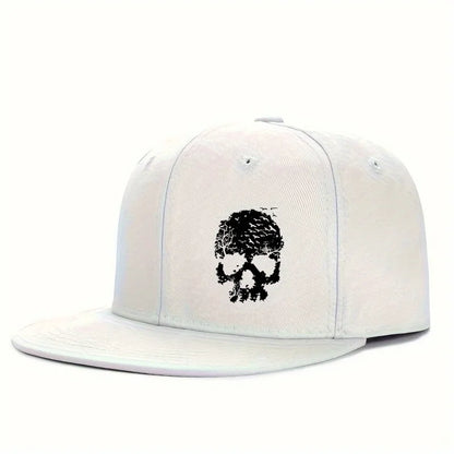 Skull Trees Bats Graphic Streetwear Snapback Cap