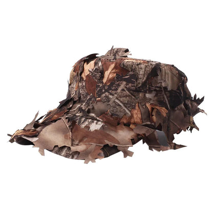 3D Leaf Camo Tactical Hunting Cap