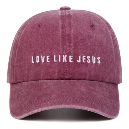 Love Like Jesus Embroidered Baseball Cap