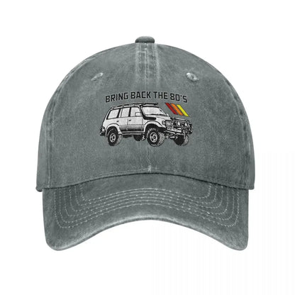 Vintage Land Cruiser Distressed Cotton Baseball Cap