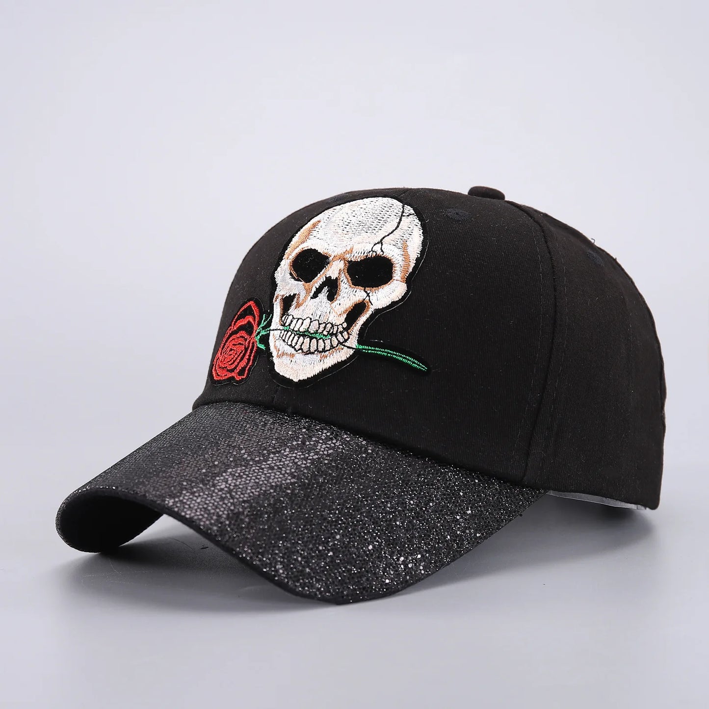 Skull Print Halloween Baseball Cap