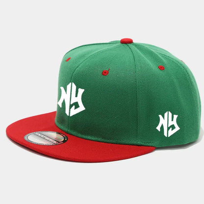 Unisex Color Block Snapback Baseball Cap