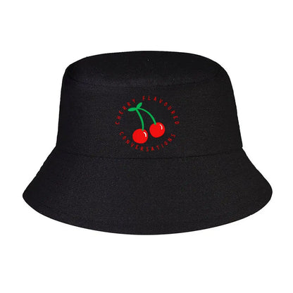 Cherry Flavoured Conversations Retro Winter Bucket Hat