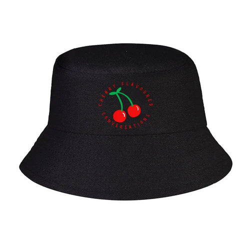 Cherry Flavoured Conversations Retro Winter Bucket Hat