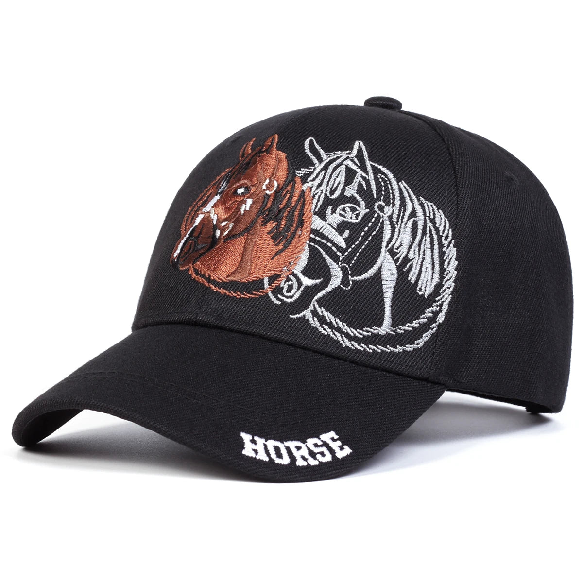 Unisex HORSE Embroidery Baseball Caps