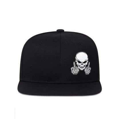 Unisex Skeleton Fingers printed Hip-hop Hats