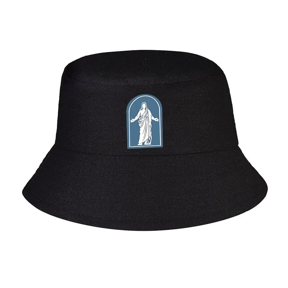 Welcoming Archway Serene Silhouette Design Bucket Hat