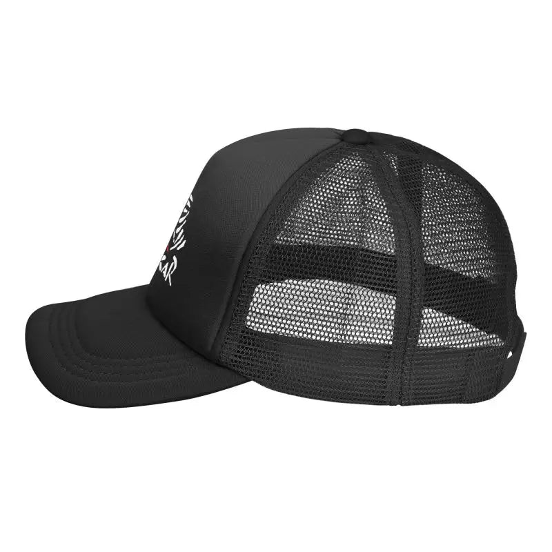 Cycling Dakar Rally Print Mesh Hip Hop Baseball Cap
