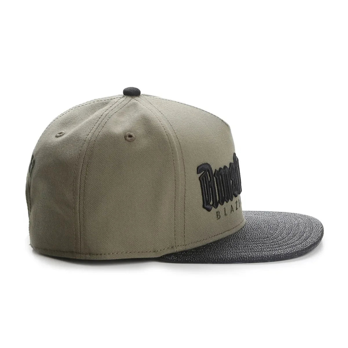 Vintage Letter Pattern Flat Brim Snapback Cap