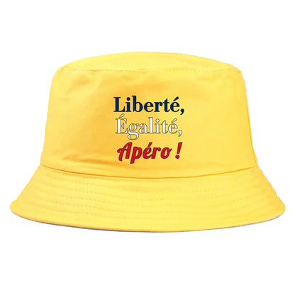 Liberté Égalité Apéro Reversible Bucket Hat