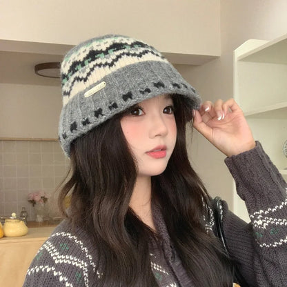 Knit Winter Fisherman Bucket Hat