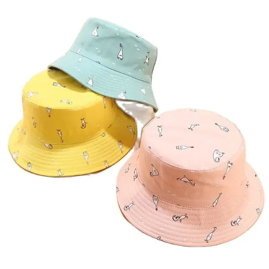 Double-Sided Wear Cotton Print Bucket Hat