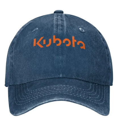 Kubota Denim Logo Casual Baseball Cap