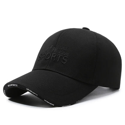 Unisex Letter Adjustable Outdoor Sun Protection Sports Cap