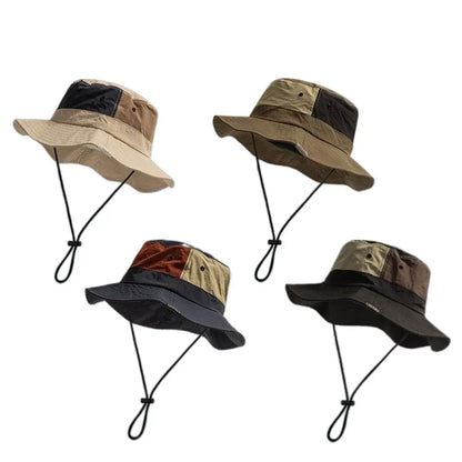 Wide Brim Quick-Dry UV Protection Bucket Hat