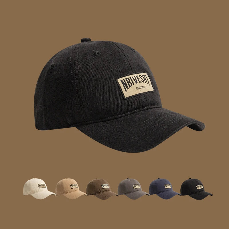 RICYGVM Solid Color Duck Tongue Baseball Cap