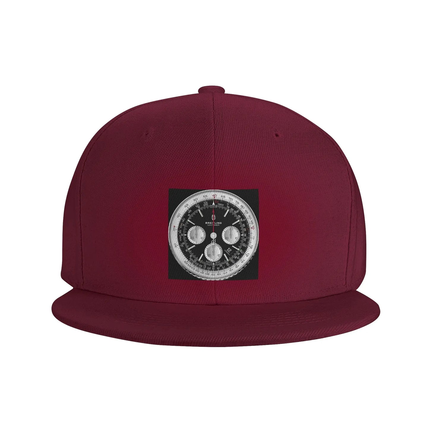 Black Luxury Watch Dial Elegant Minimalist Snapback Cap