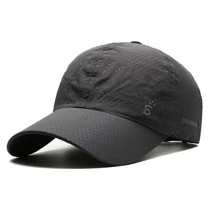 Men Women Mesh Moisture Waging Quick Dry Baseball Cap