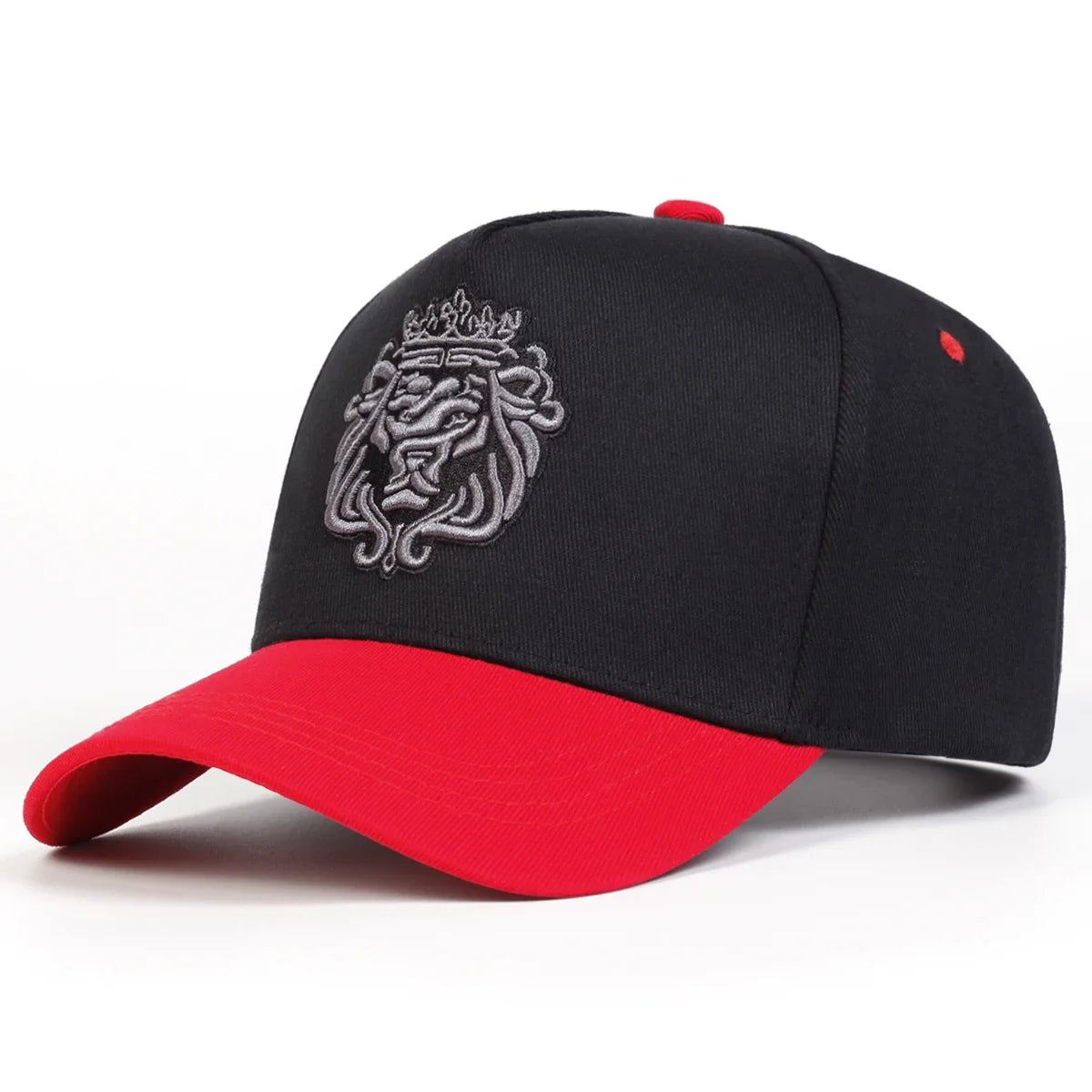 Unisex Crown Lion Embroidery Baseball Caps