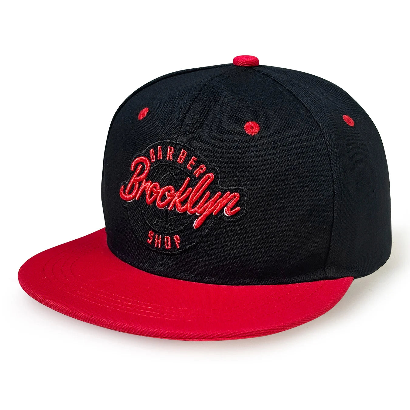 Letter Embroidered Flat Brim Hip Hop Baseball Hat