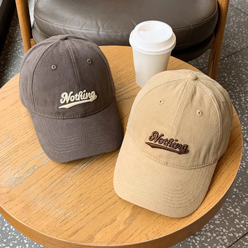 RICYGVM Letter Embroidery Baseball Hat Unisex