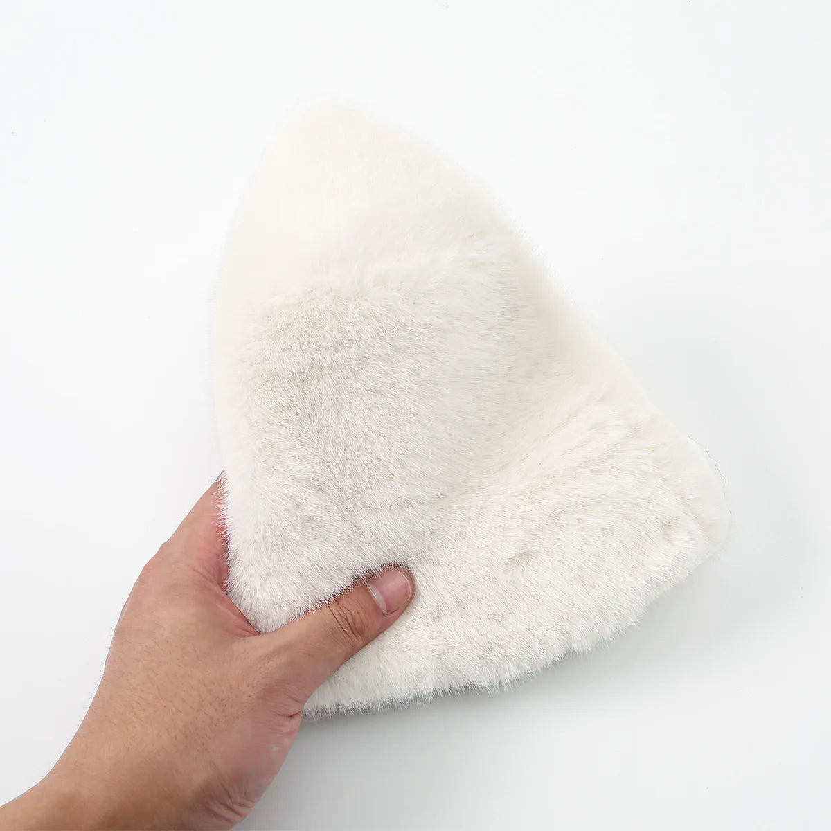 Women's Winter Fluffy Plush Bucket Hat