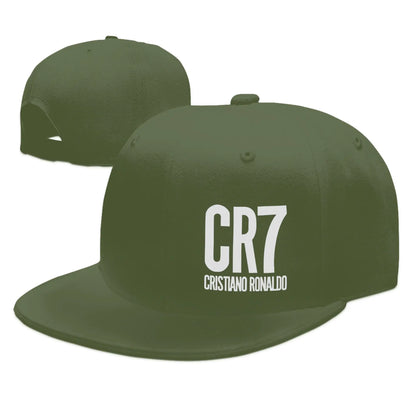 CR7 Cristiano Football Denim Snapback Cap