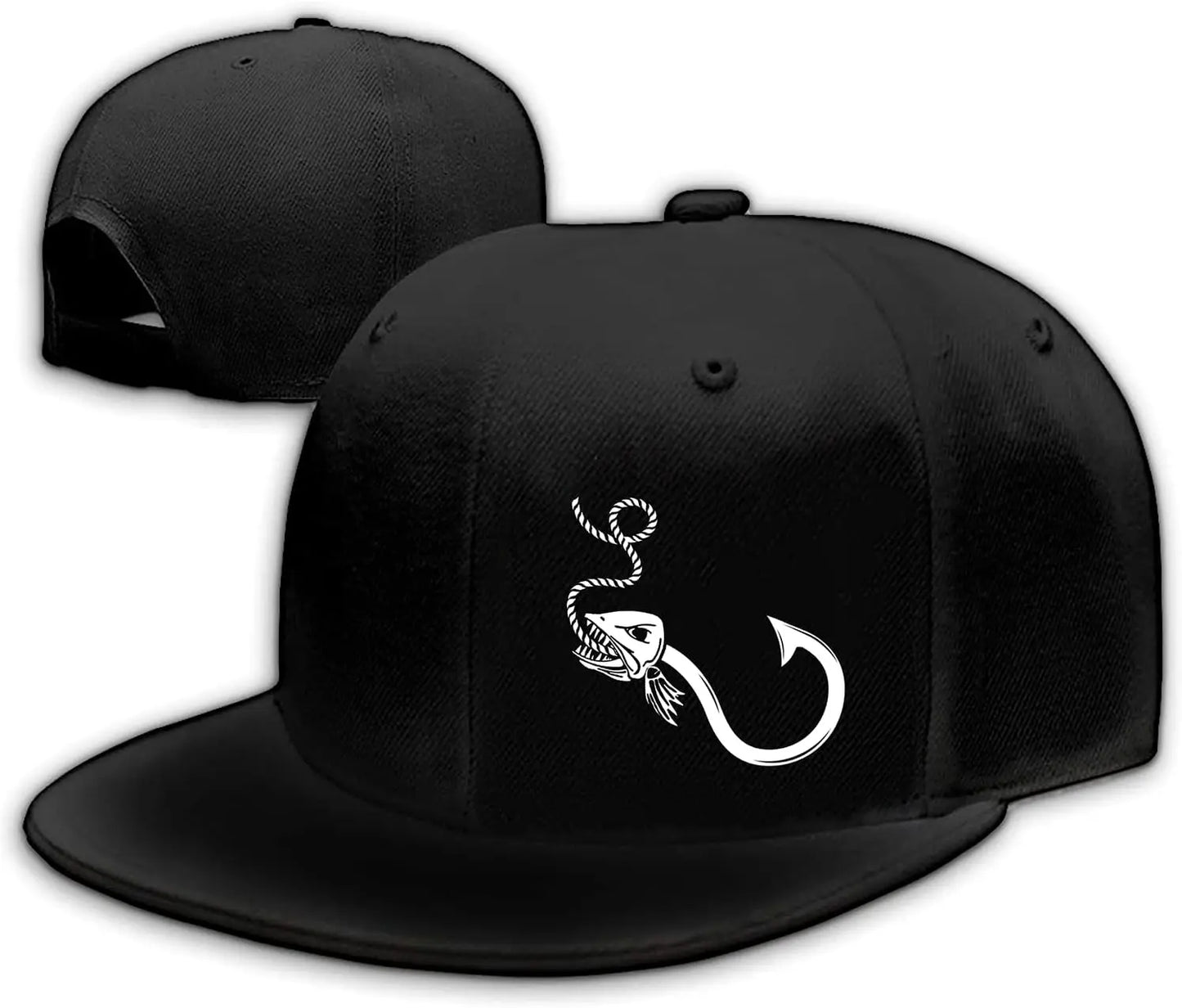 Motorcycle Funny Black Snapback Cap