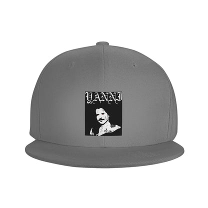 Yanni Black Metal Breathable Unisex Snapback Cap