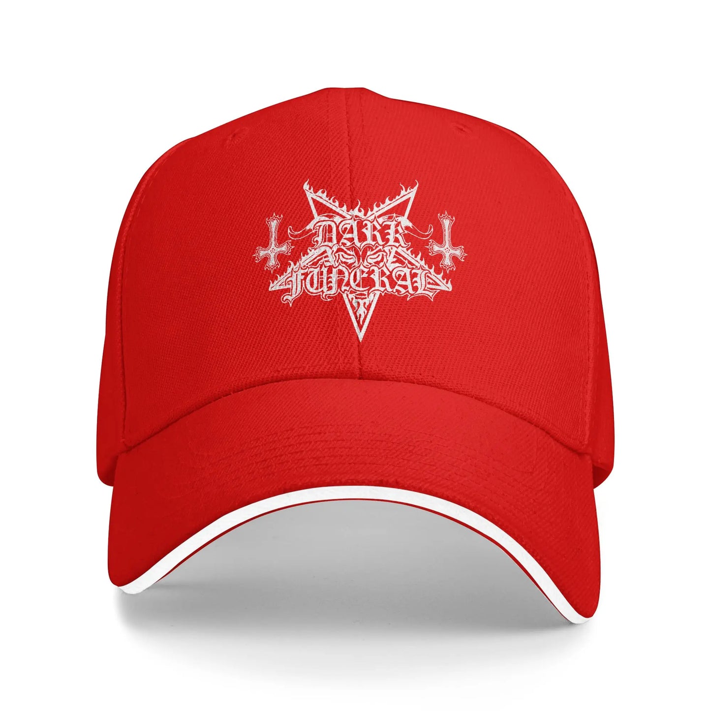 Dark Funeral Logo Trucker Snapback Baseball Cap