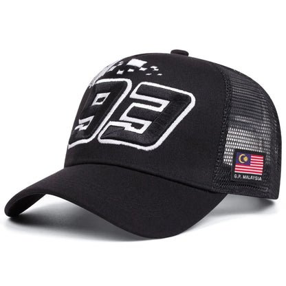 Malaysia 93 Embroidered Street Baseball Cap