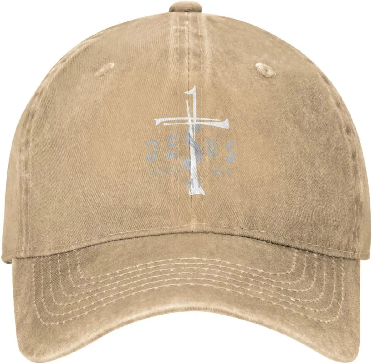 Jesus Saved My Life Cross Christian Baseball Cap