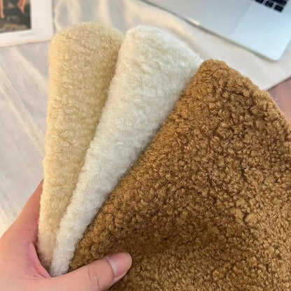 Women's Winter Faux Lamb Fur Ear Protection Bucket Hat