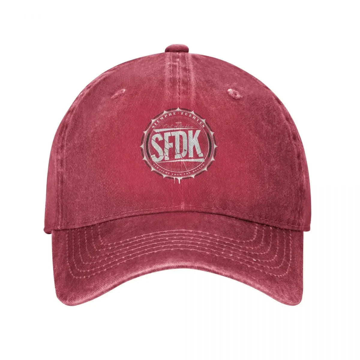 Sfdk Record Distressed Baseball Cap