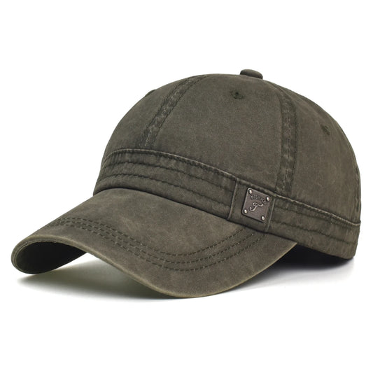 Washed Cotton Vintage Adjustable Baseball Cap