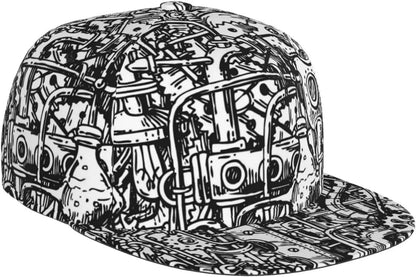 Steampunk Clock Baseball Cap