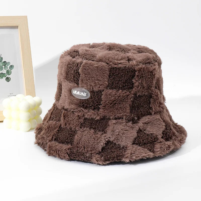 Plaid Winter Fisherman Bucket Hat