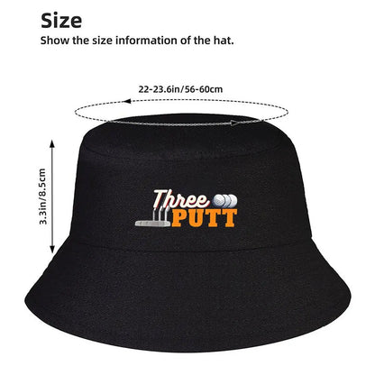 Three Putt Golf Fail Humor Bucket Hat