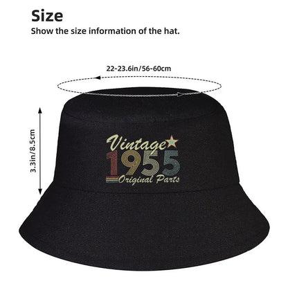 Vintage 1955 Original Parts Retro Bucket Hat