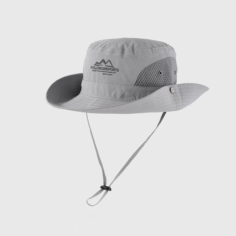 Summer Quick-Dry Drawstring Outdoor Bucket Hat